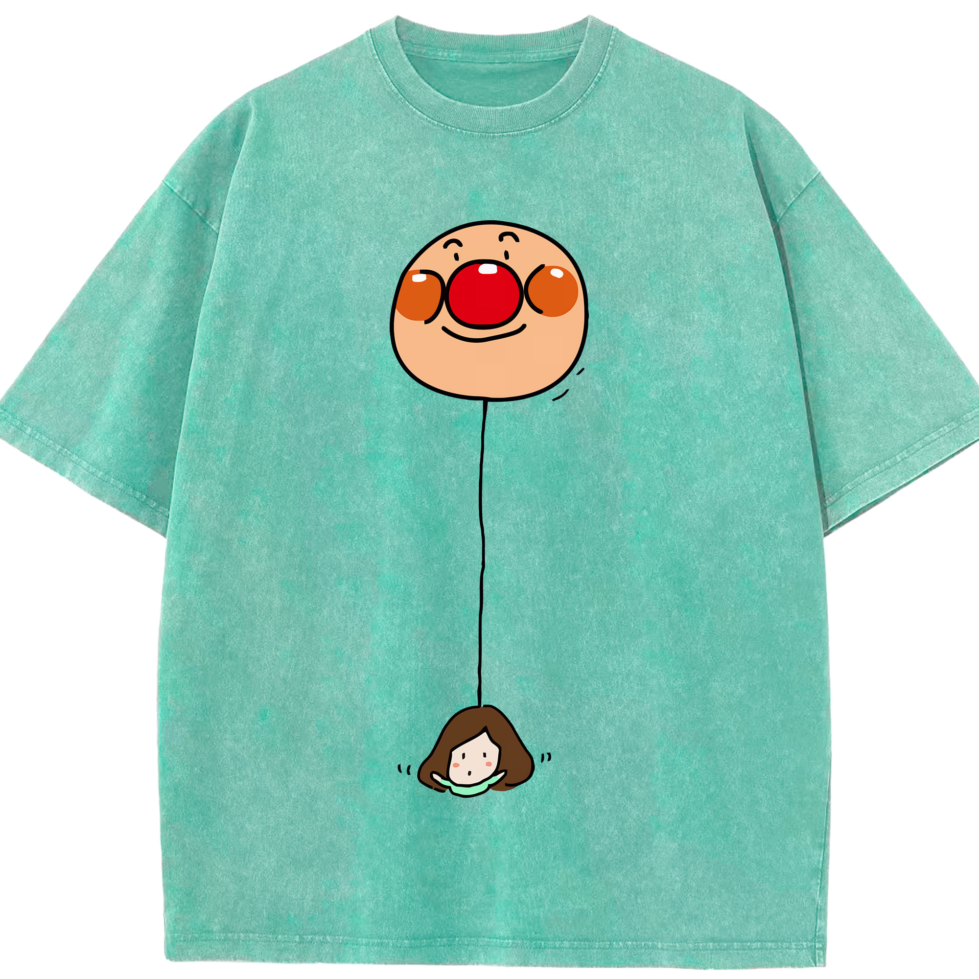 （画像用） アンパンマン Anpanman 綿100% ヴィンテージ風 半袖Tシャツ（フロントプリント）